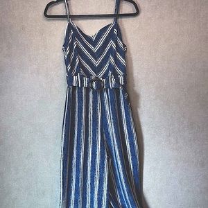 Spaghetti strap jump suit